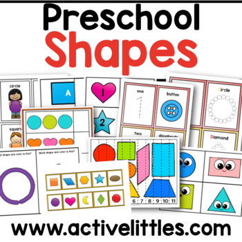 Learning Shapes For Preschool Worksheets Teaching Resources Tpt