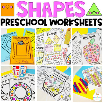 Shapes Printables and Worksheets for Preschool by Kindergarten Rocks