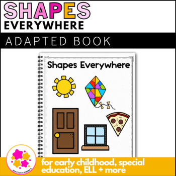 Preview of Shapes Adapted Book for Special Education Real World Shapes Circle Time