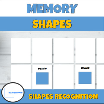 Preview of Shapes Recognition Centers Activity Game Flashcards Memory Pre K Kindergarten