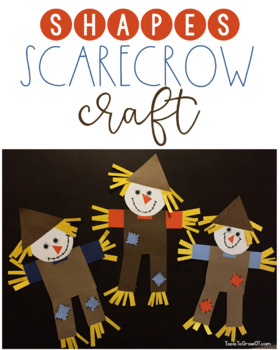 Preview of Shapes Scarecrow Craft