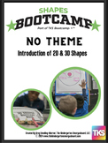 Shapes! Shapes Bootcamp No Theme! A 2D And 3D Shapes Unit!