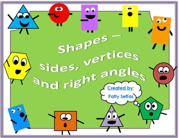 Preview of Shapes - Sides, Vertices and Right Angles