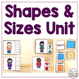 Shapes & Sizes (Special Education Math Unit) Hands on inst