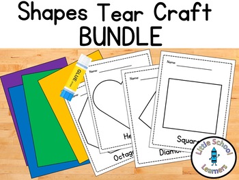 Preview of Shapes Tear Craft BUNDLE