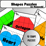 Shapes-Themed Cut-Out Puzzles: Engaging Fine Motor Activit