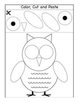 Shapes Tracing and Coloring Pages Worksheets by Education learn to teach