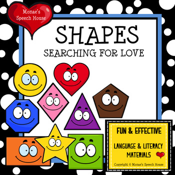 Preview of Shapes & Colors Early Reader Pre-K Valentine's Day