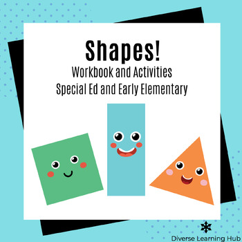 Preview of Shapes! Workbook and Activities for Special Education and Early Elementary