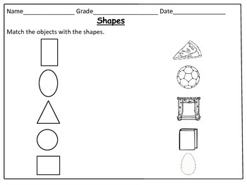 Shapes Worksheets: by Kids' Learning Basket | Teachers Pay Teachers