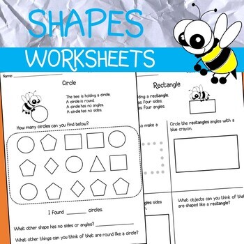 Preview of Shapes Worksheets