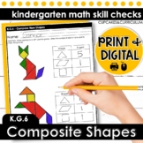 Shapes Worksheets Kindergarten Math K.G.6