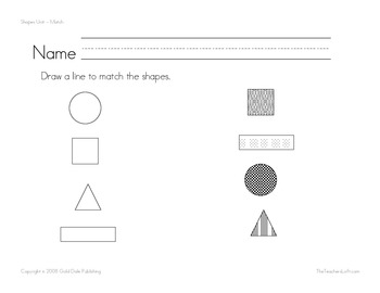 Shapes Worksheets - Math Basic Skills by The SPED Corner | TpT