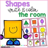 Shapes Write and Color the Room