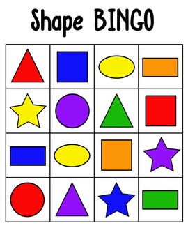 free printable shapes and colors
