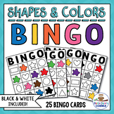 Shapes and Colors Bingo Game
