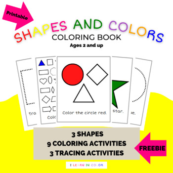 Shapes and Colors Coloring Book by KingstOOn Network Learning Hub