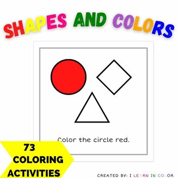 Preview of Shapes and Colors Coloring Workbook