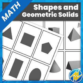 Preview of Shapes and Geometric Solids Flashcards