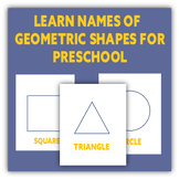 Shapes and Names Geometric for Preschoolers