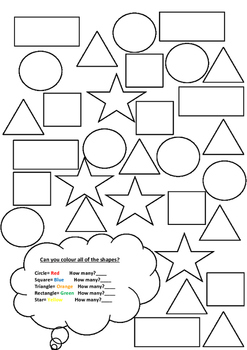 Preview of Shapes: colouring and counting