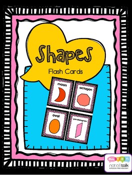 Preview of SHAPES FLASH CARDS