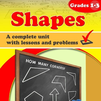 Preview of Shapes, grades 1-3 (Distance Learning)