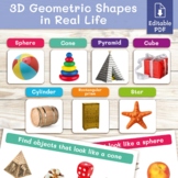 Shapes in real life and trace the shapes bundle