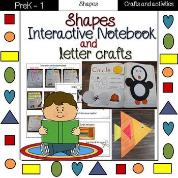 Preview of Shapes interactive notebook and crafts