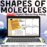 Shapes of Molecules {Digital Click and Drag Activity}