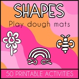 Shapes play dough mats