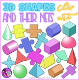 Shapes & their Nets clip art