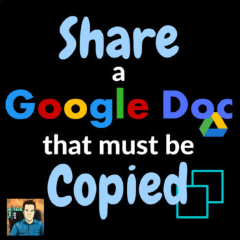 Preview of Share a Google Doc that Must be Copied