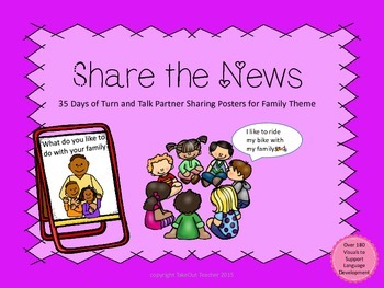 Preview of Share the News - Family Theme (Tools of the Mind)