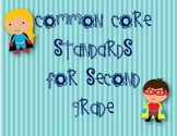  Shareable Common Core Standards for Second Grade Superhero Theme