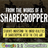 Sharecropper Primary Source Reading | Students Analyze Wor