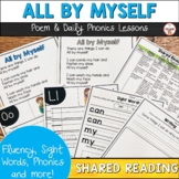 All By Myself Poem of the Week with Phonics Lessons | Shar