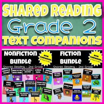 Preview of Shared Reading Grade 2 Text Companion BUNDLE for 30 Fiction & Nonfiction texts!