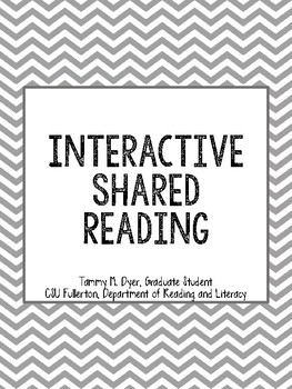 Preview of Shared Reading Guide for Teachers and Parents