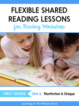 Preview of Shared Reading Lessons for Reading Workshop: First Grade Unit 6