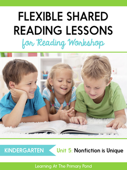 Preview of Shared Reading Lessons for Reading Workshop: Kindergarten Unit 5