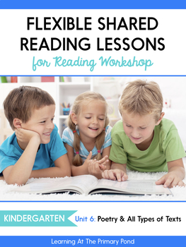 Preview of Shared Reading Lessons for Reading Workshop: Kindergarten Unit 6