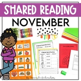 November Shared Reading Lesson Plans, November Poems Kinde