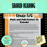 Shared Reading Passage & Lessons - Ontario Gr 5 & 6 Social