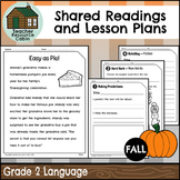 Shared Readings and Lesson Plans for Fall (Grade 2 Ontario