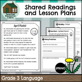 Shared Readings and Lesson Plans for Spring (Grade 3 Ontar