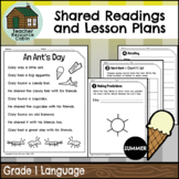 Shared Readings and Lesson Plans for Summer (Grade 1 Ontar