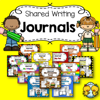 Shared Writing Journals by 2 SMART Chicks | Teachers Pay Teachers