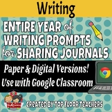 Sharing Journals & Quick Write Prompts for the ENTIRE Year!