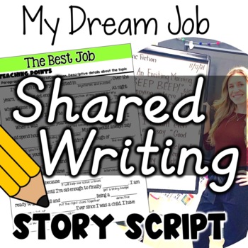 Preview of Shared Writing Story Outline | Descriptive Writing | The Best Job
